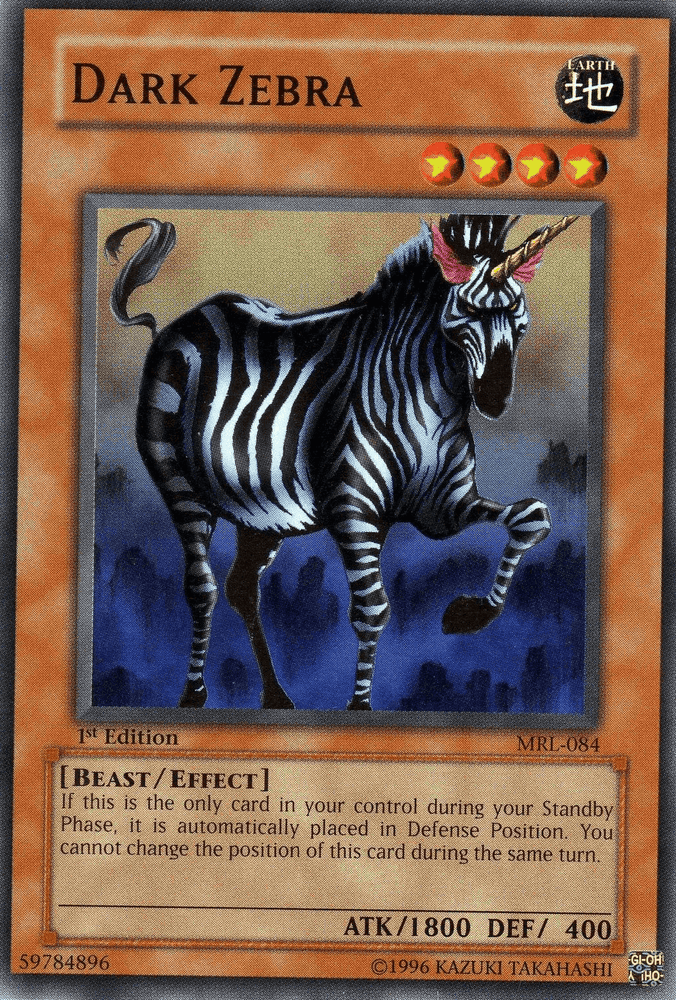 Dark Zebra [MRL-084] Common (ONLINE ORDER ONLY)