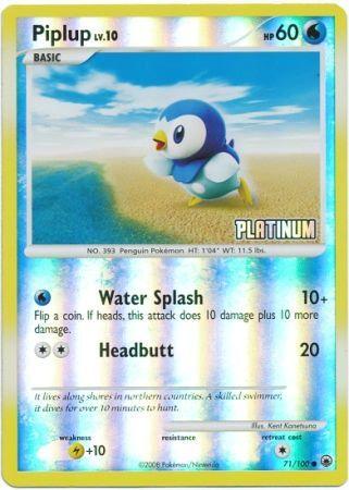 Piplup (71/100) [Burger King Promos: 2009 Collection] (Online Only)