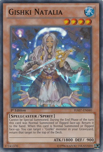 Gishki Natalia [HA07-EN040] Super Rare (ONLINE ORDER ONLY)