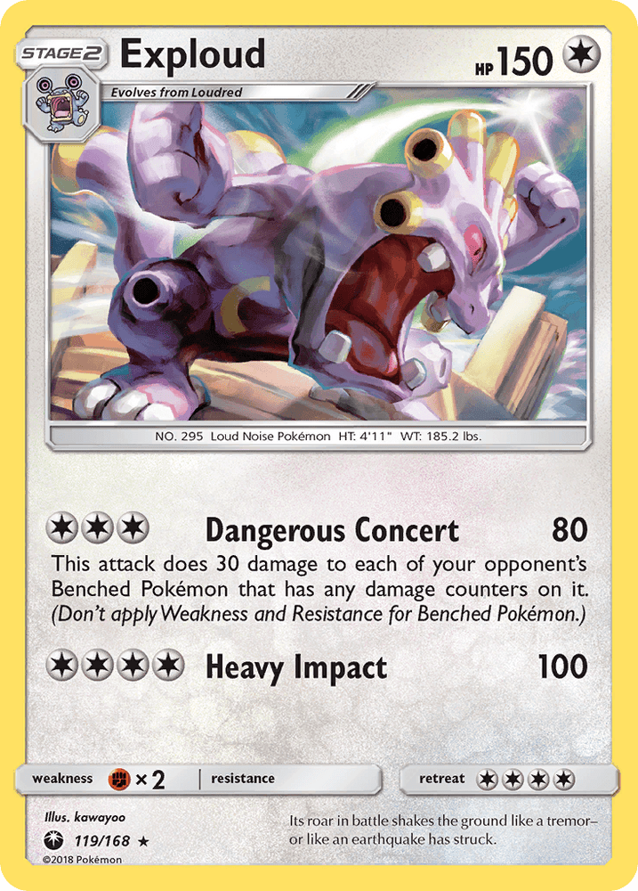 Exploud (119/168) [Sun & Moon: Celestial Storm] (Online Only)