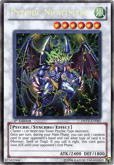 Psychic Nightmare [DREV-EN085] Secret Rare (ONLINE ORDER ONLY)