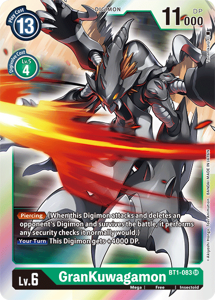 GranKuwagamon [BT1-083] [Release Special Booster Ver.1.5] (ONLINE ORDER ONLY)