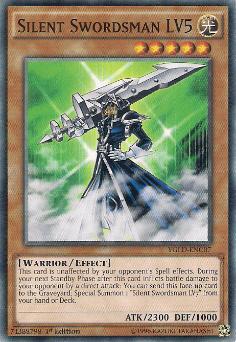 Silent Swordsman LV5 [YGLD-ENC07] Common (ONLINE ORDER ONLY)