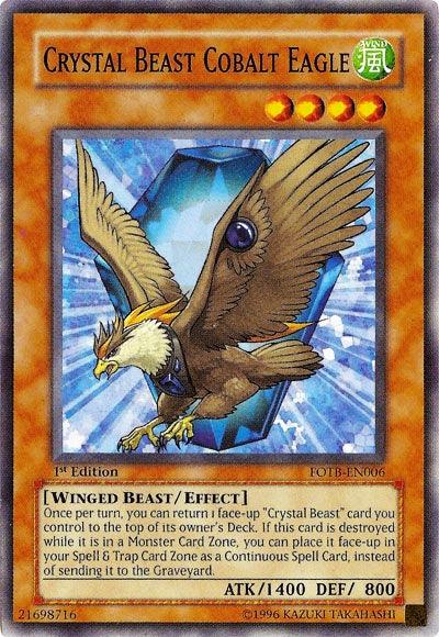 Crystal Beast Cobalt Eagle [FOTB-EN006] Common (ONLINE ORDER ONLY)