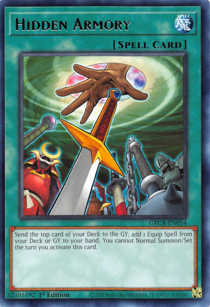 Hidden Armory [GRCR-EN054] Rare (ONLINE ORDER ONLY)