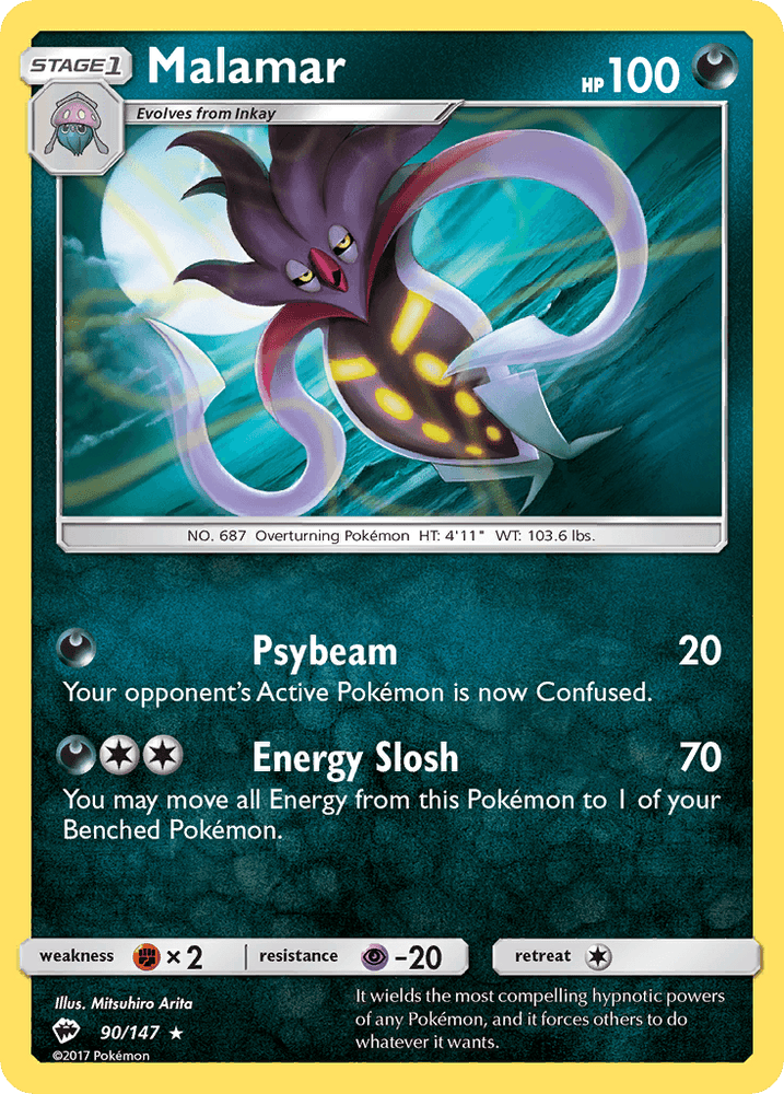 Malamar (90/147) [Sun & Moon: Burning Shadows] (Online Only)