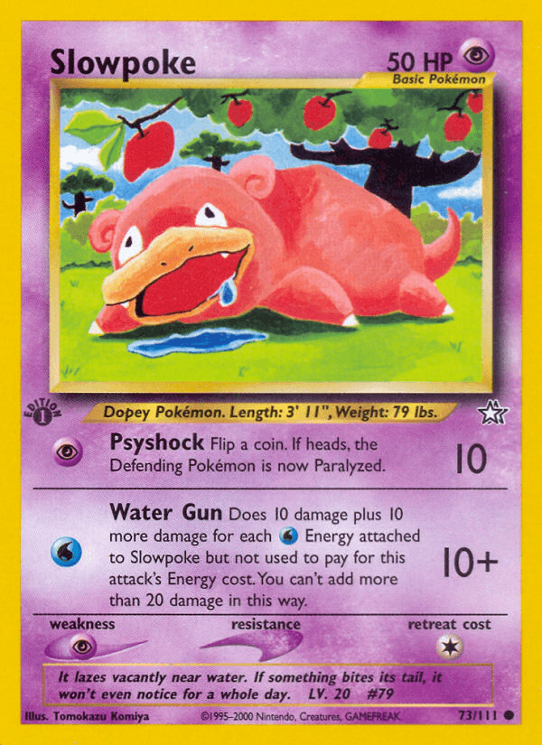 Slowpoke (73/111) [Neo Genesis 1st Edition] (Online Only)
