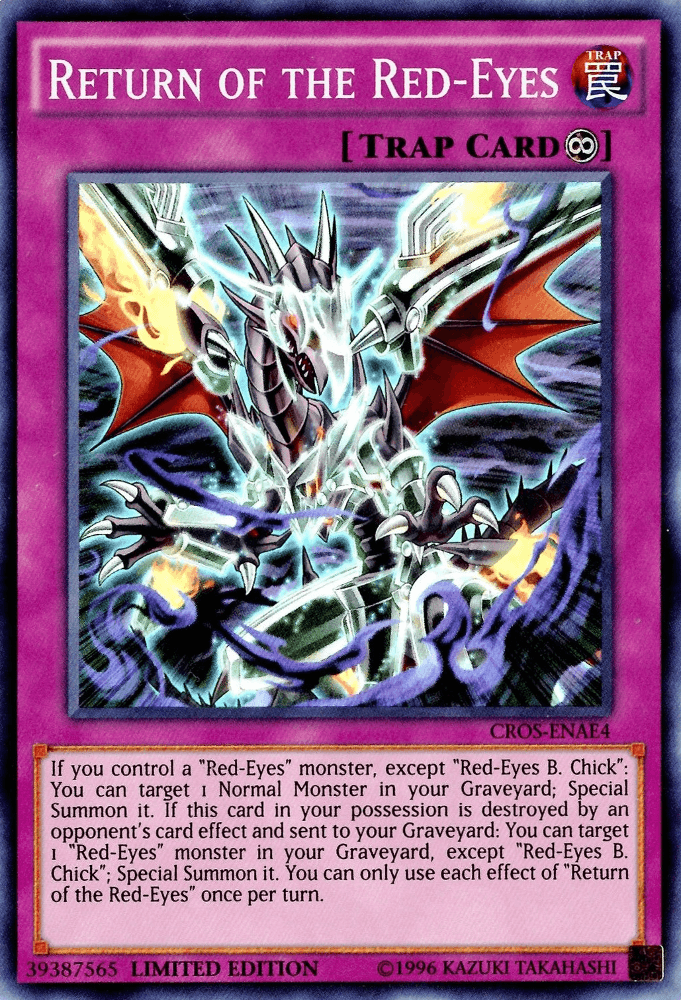 Return of the Red-Eyes [CROS-ENAE4] Super Rare (ONLINE ORDER ONLY)