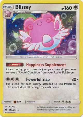 Blissey (153/214) (Cosmos Holo) [Sun & Moon: Lost Thunder] (Online Only)