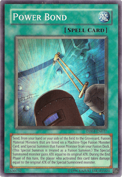 Power Bond [DR04-EN037] Super Rare (ONLINE ORDER ONLY)