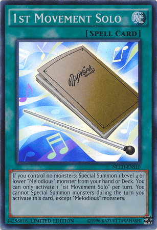 1st Movement Solo (SE) [NECH-ENS10] Super Rare (ONLINE ORDER ONLY)