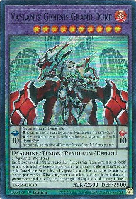 Vaylantz Genesis Grand Duke [TAMA-EN010] Super Rare (ONLINE ORDER ONLY)