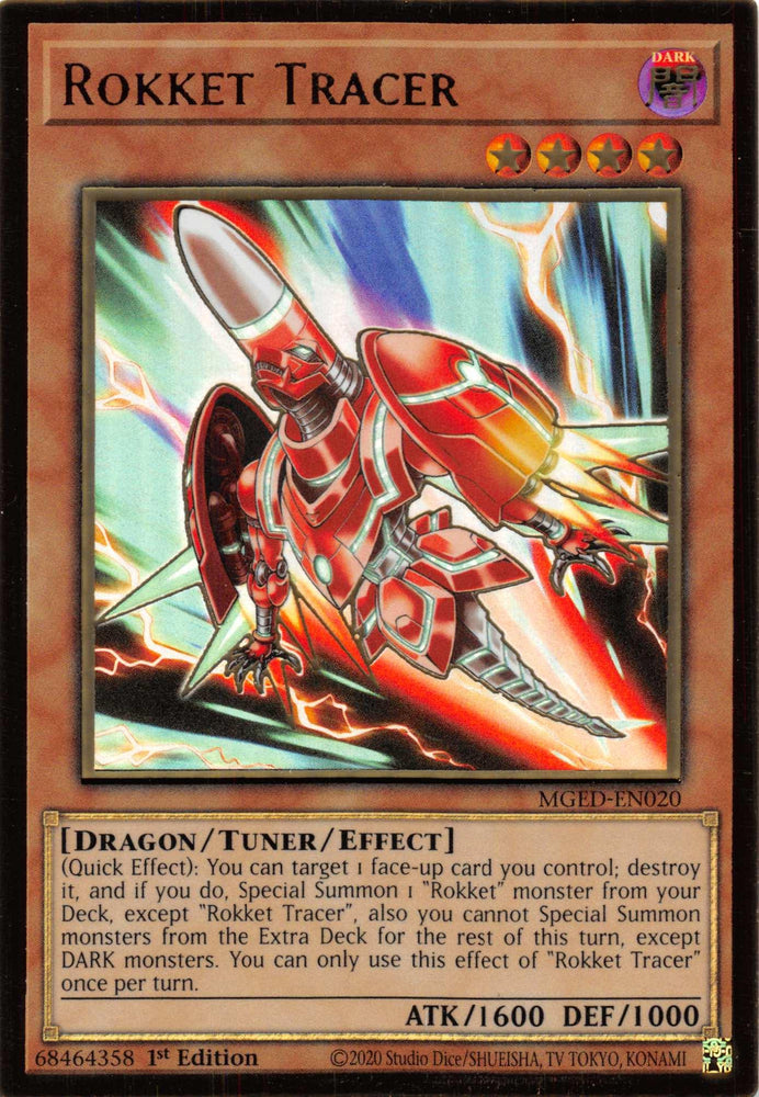 Rokket Tracer [MGED-EN020] Gold Rare (ONLINE ORDER ONLY)