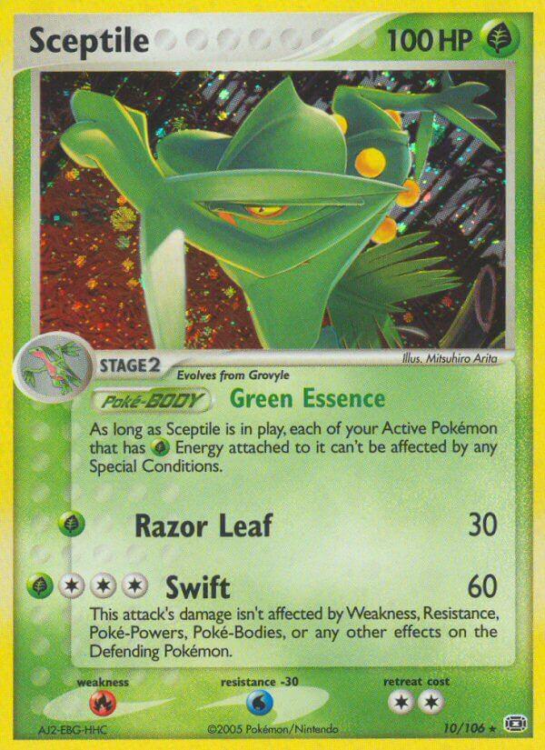 Sceptile (10/106) (Theme Deck Exclusive) [EX: Emerald] (Online Only)