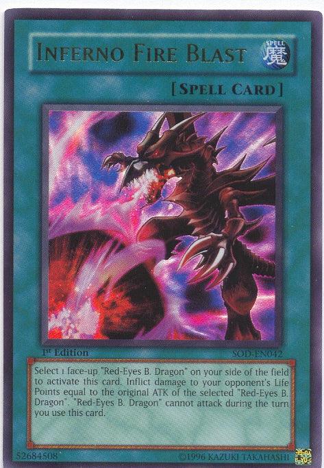 Inferno Fire Blast [SOD-EN042] Ultra Rare (ONLINE ORDER ONLY)