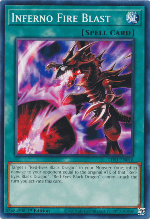 Inferno Fire Blast [LDS1-EN016] Common (ONLINE ORDER ONLY)