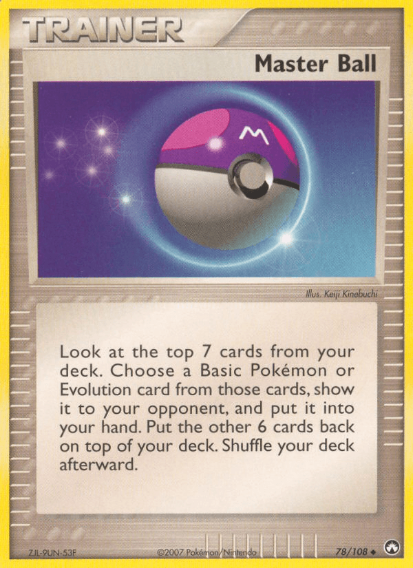 Master Ball (78/108) [EX: Power Keepers] (Online Only)