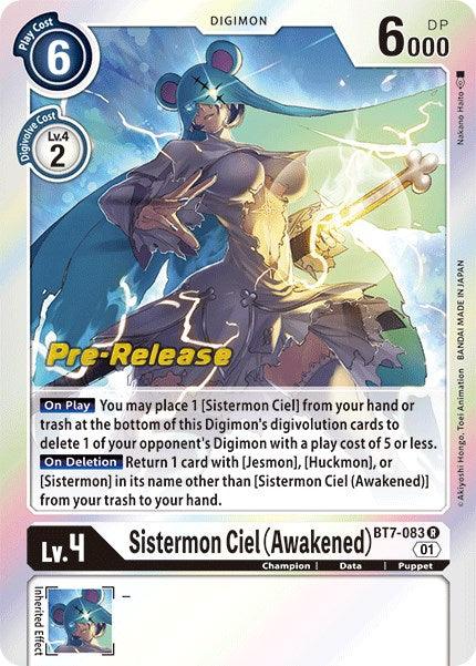 Sistermon Ciel (Awakened) [BT7-083] [Next Adventure Pre-Release Cards] (ONLINE ORDER ONLY)
