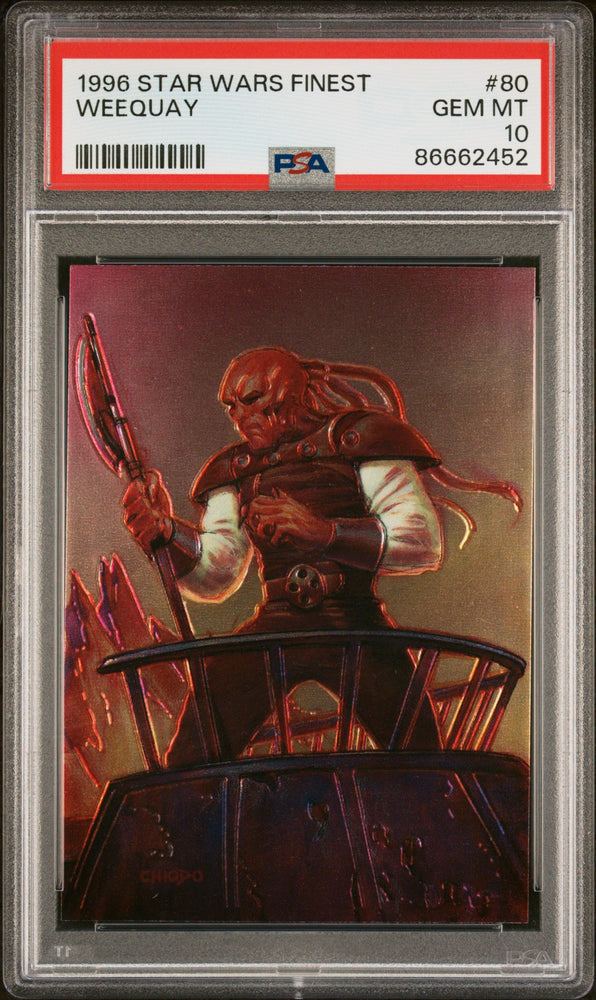 1996 STAR WARS FINEST WEEQUAY  #80 - PSA 10 (Online Order Only)