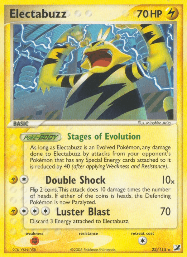 Electabuzz (22/115) [EX: Unseen Forces] (Online Only)