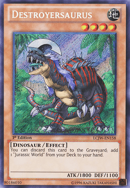 Destroyersaurus [LCJW-EN158] Secret Rare (ONLINE ORDER ONLY)