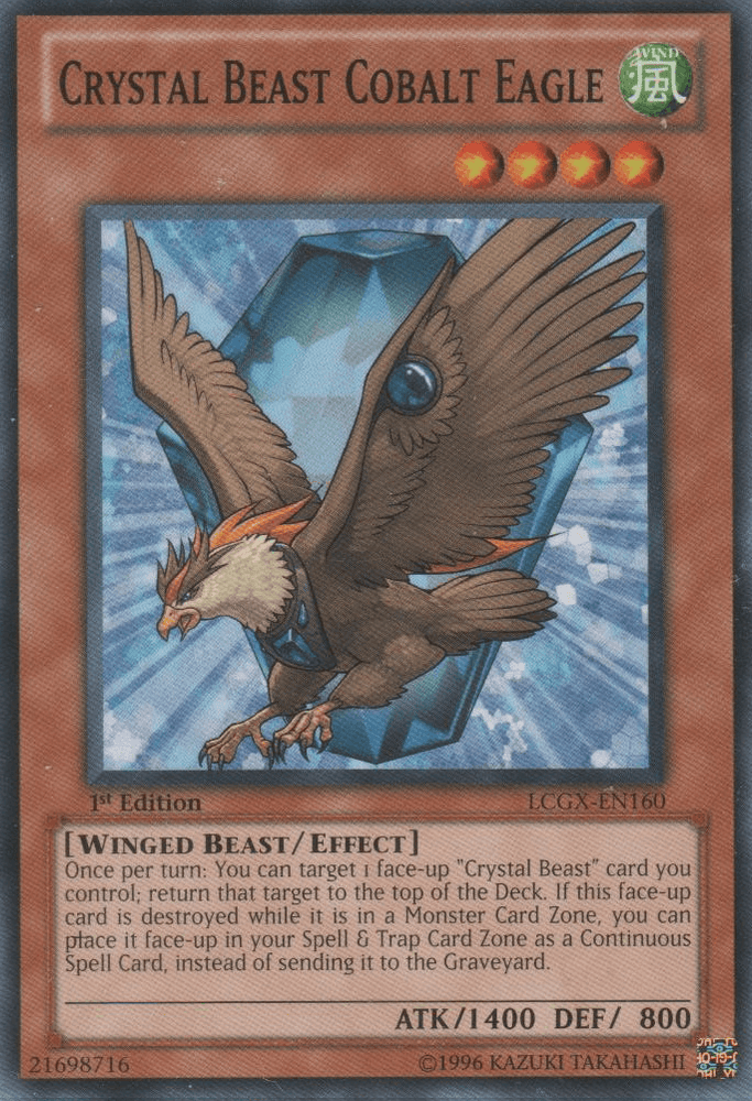 Crystal Beast Cobalt Eagle [LCGX-EN160] Common (ONLINE ORDER ONLY)