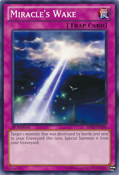 Miracle's Wake [BP02-EN206] Mosaic Rare (ONLINE ORDER ONLY)