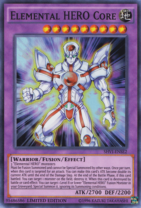 Elemental Hero Core [SHVI-ENSE2] Super Rare (ONLINE ORDER ONLY)