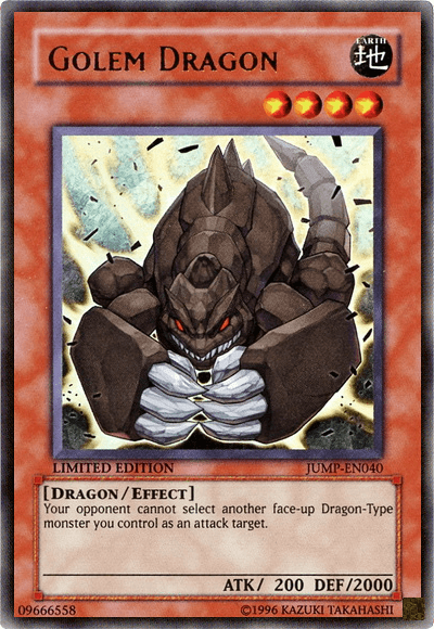 Golem Dragon [JUMP-EN040] Ultra Rare (ONLINE ORDER ONLY)