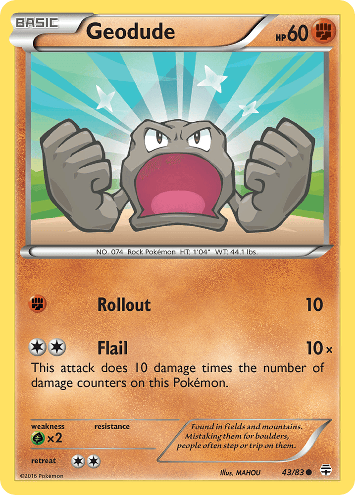 Geodude (43/83) [XY: Generations] (Online Only)