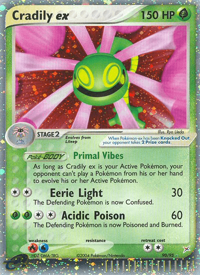 Cradily ex (90/95) [EX: Team Magma vs Team Aqua] (Online Only)