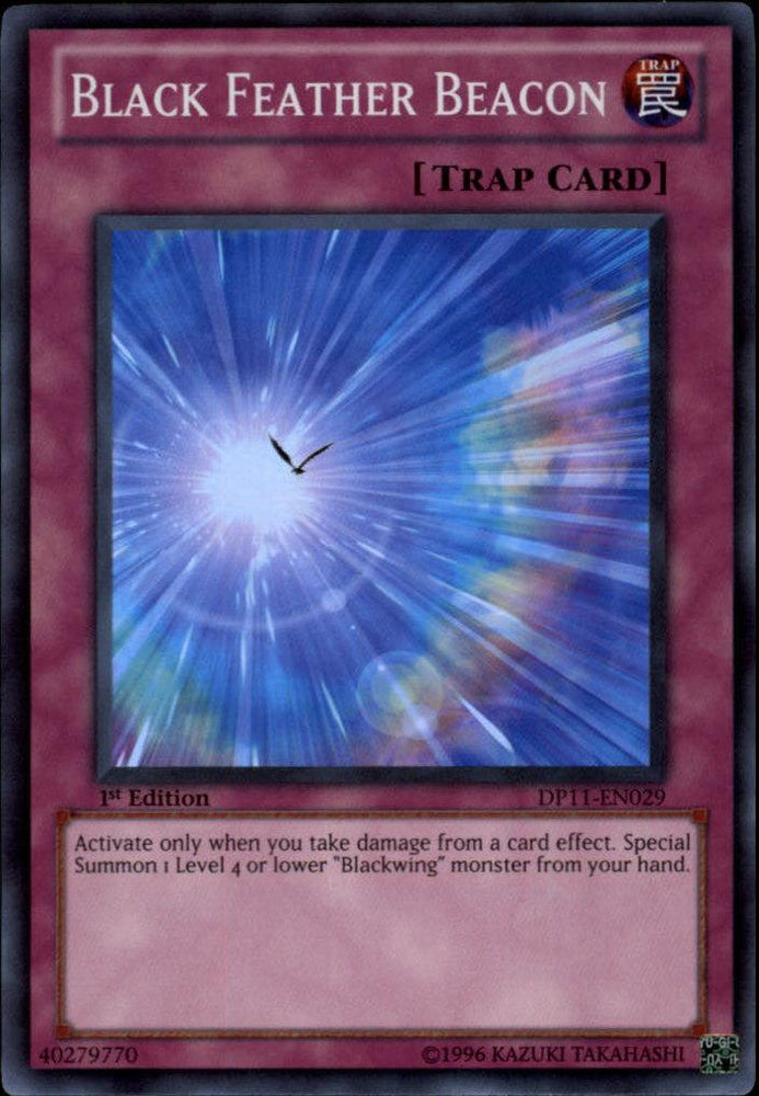 Black Feather Beacon [DP11-EN029] Super Rare (ONLINE ORDER ONLY)