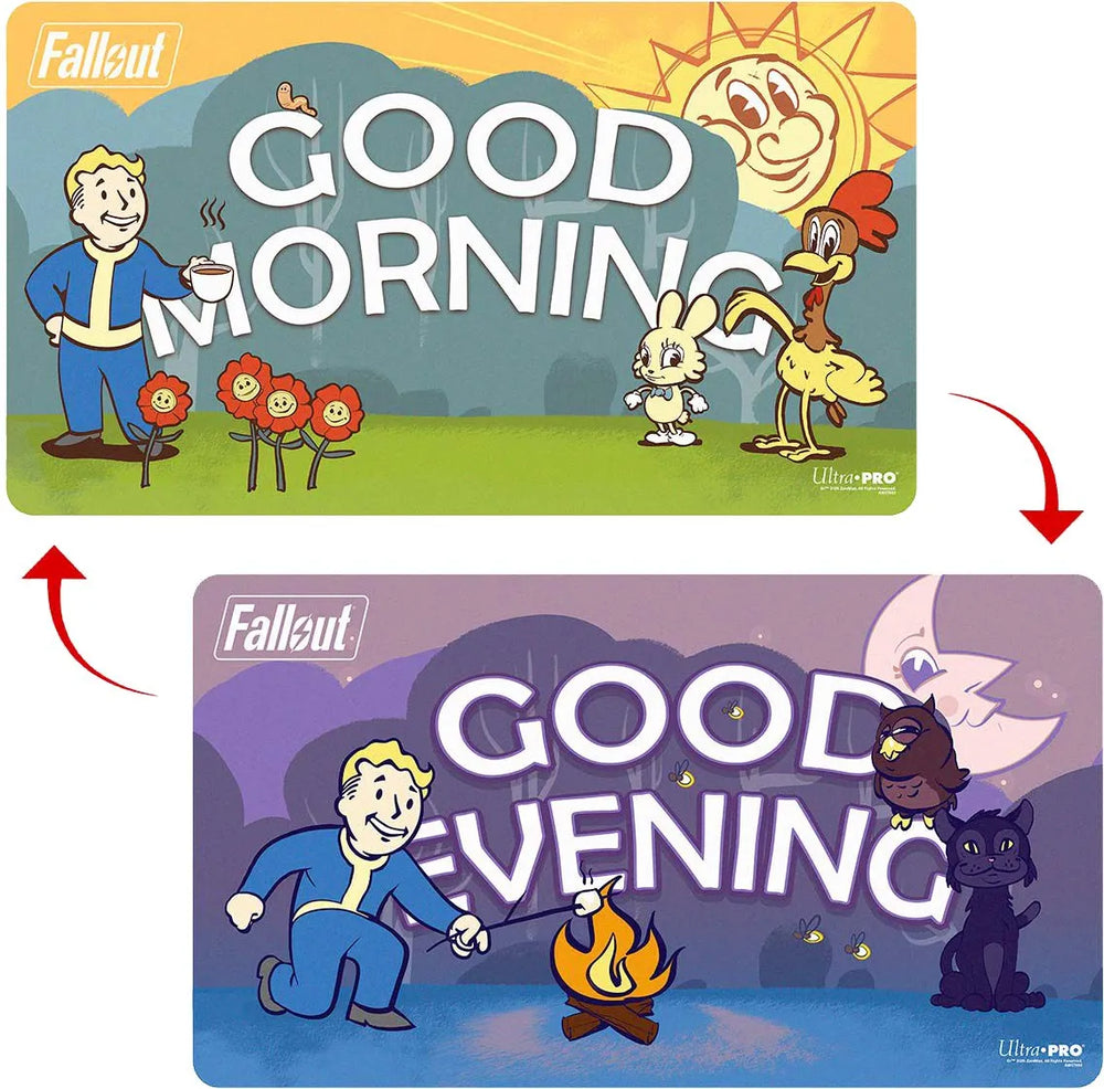 Fallout - Vault Boy - Double Sided Play Mat - Good Morning/Good Evening (ONLINE ORDER ONLY)