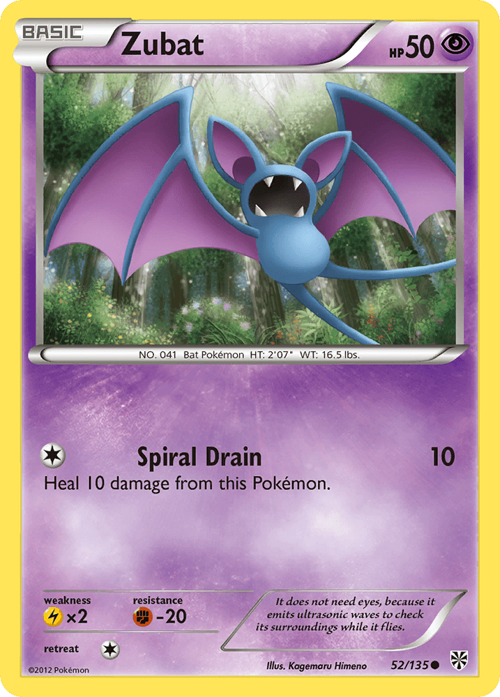 Zubat (52/135) [Black & White: Plasma Storm] (Online Only)
