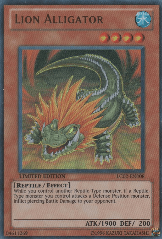 Lion Alligator [LC02-EN008] Ultra Rare (ONLINE ORDER ONLY)
