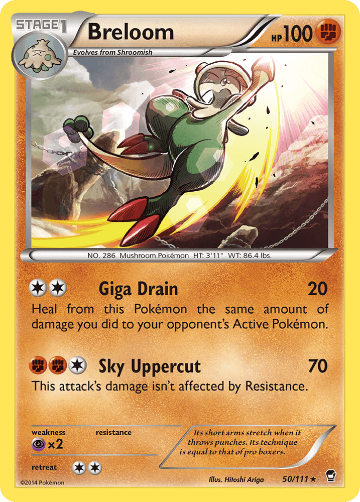 Breloom (50/111) [XY: Furious Fists] (Online Only)