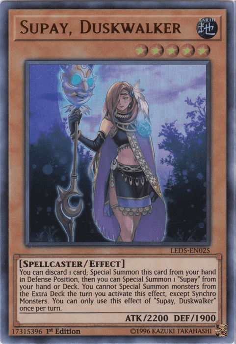 Supay, Duskwalker [LED5-EN025] Ultra Rare (ONLINE ORDER ONLY)