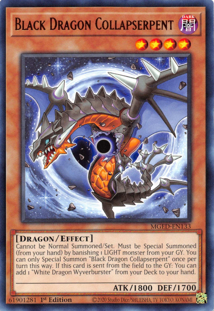 Black Dragon Collapserpent [MGED-EN133] Rare (ONLINE ORDER ONLY)