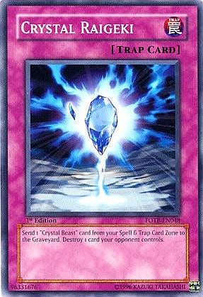 Crystal Raigeki [FOTB-EN048] Common (ONLINE ORDER ONLY)