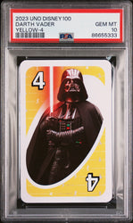 2023 UNO DISNEY 100 DARTH VADER YELLOW 4 PSA 10 (Online Order Only)