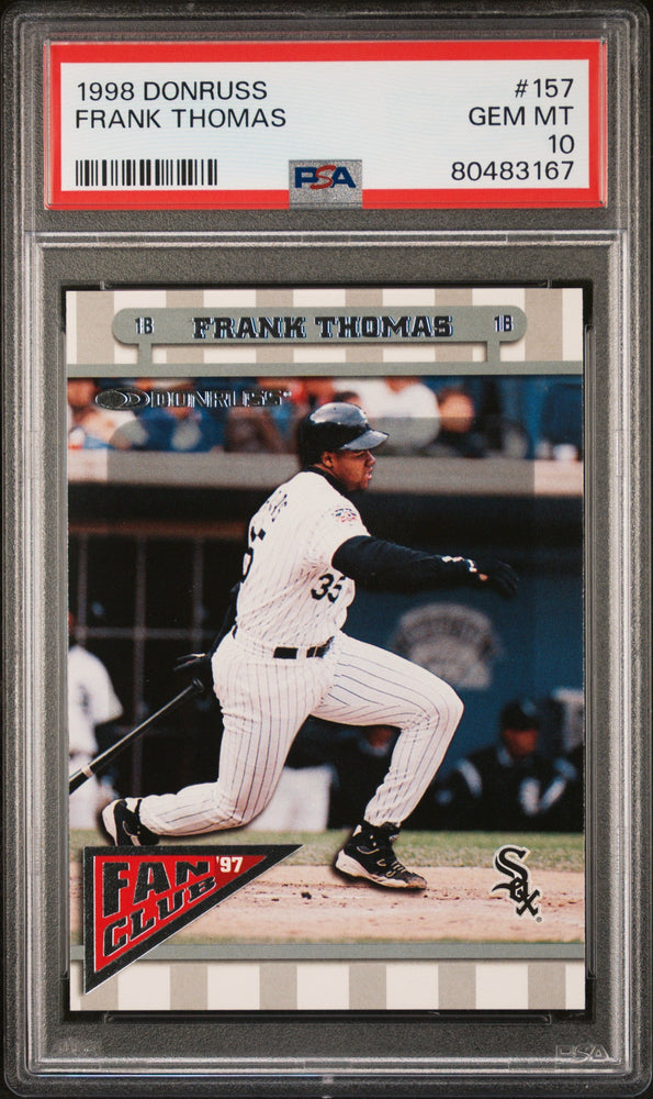 1998 DONRUSS FRANK THOMAS  #157 - PSA 10 (Online Order Only)