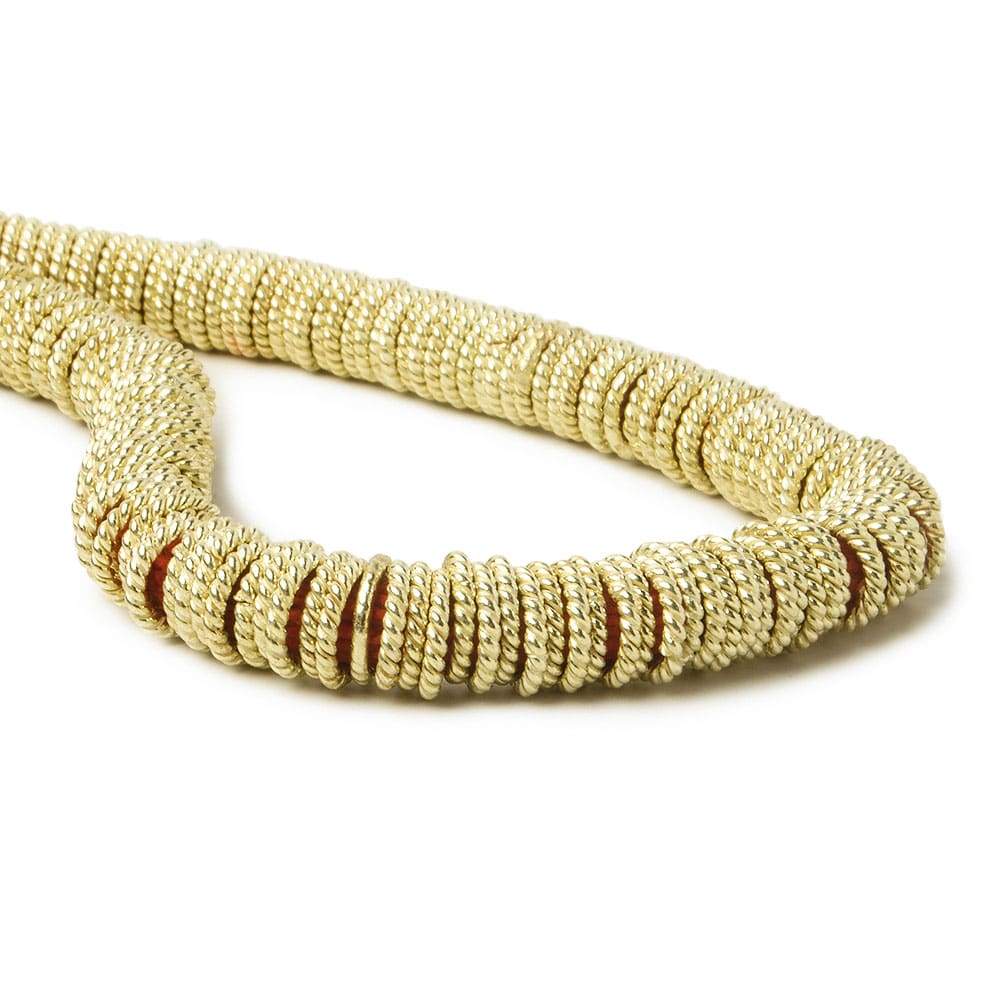 8mm 14kt Gold Plated Copper Jumpring 8 inch 145 pieces (ONLINE ORDER ONLY)