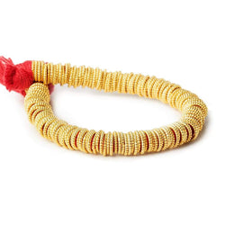 8mm 22kt Gold Plated Copper Twisted Jump ring 8 inch 140 pieces (ONLINE ORDER ONLY)
