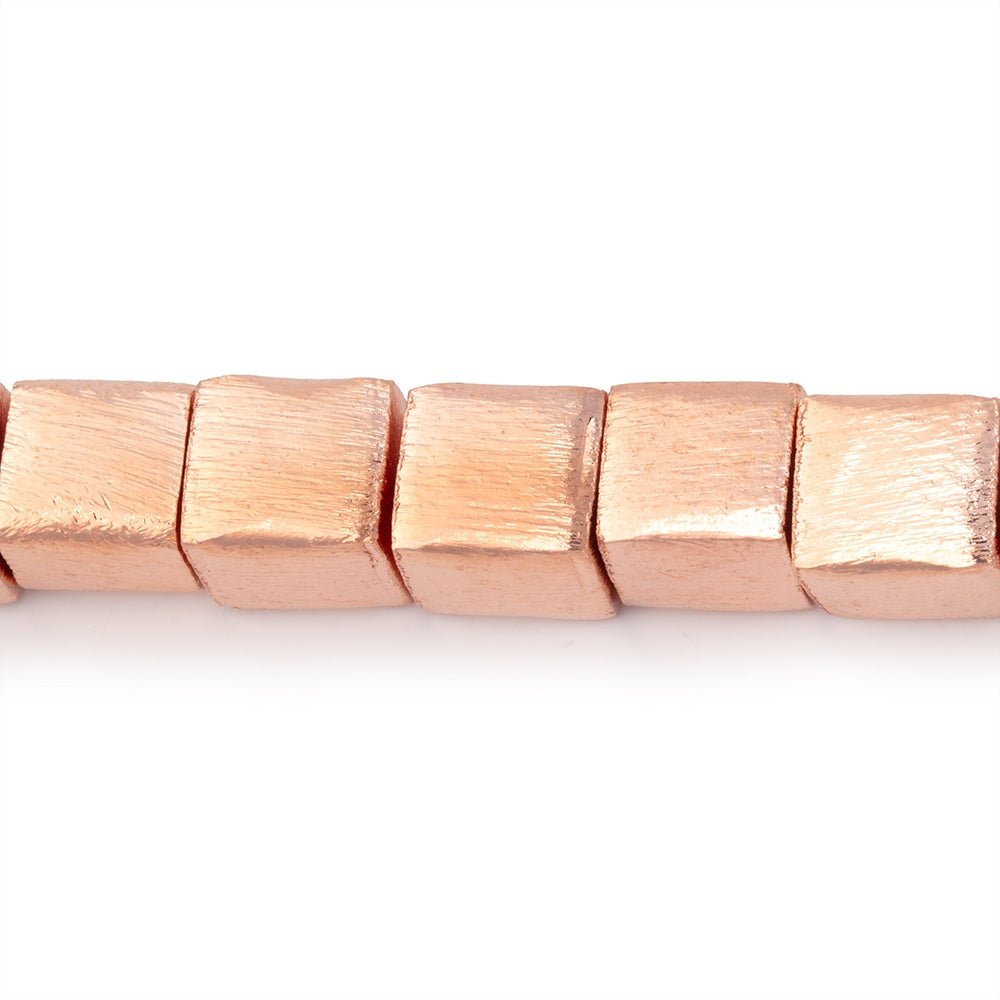 8mm Brushed Cube Beads (ONLINE ORDER ONLY)