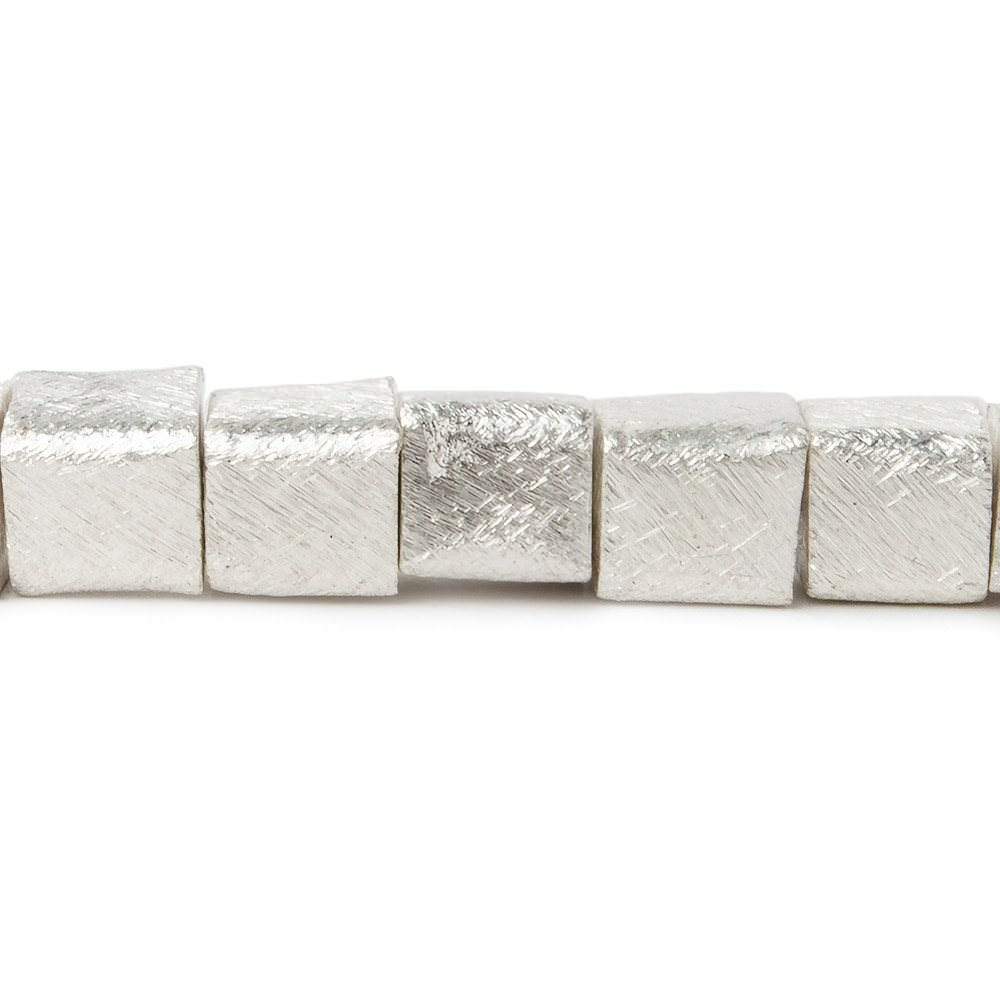 8mm Brushed Cube Beads (ONLINE ORDER ONLY)