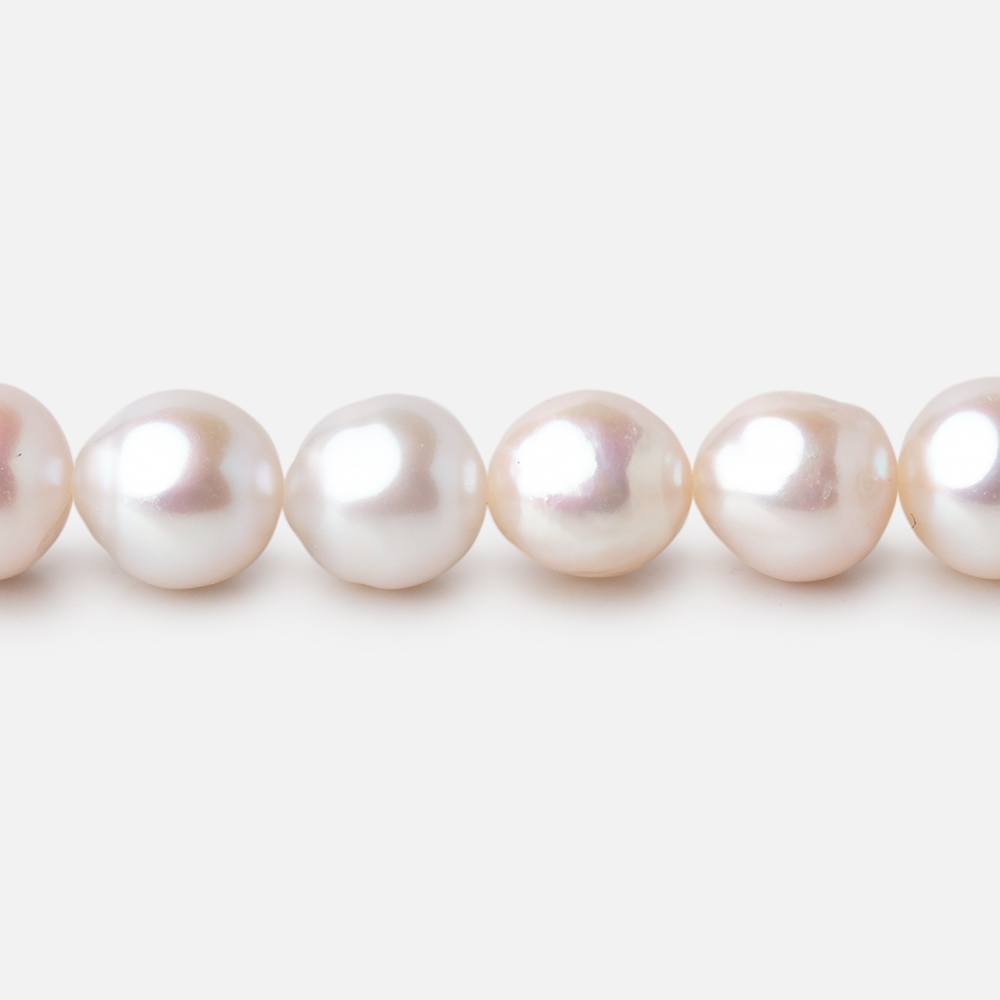 8mm Creamy White Baroque Freshwater Pearls 15.5 inch 48 Beads AA (ONLINE ORDER ONLY)