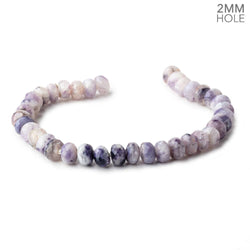 8mm Morado Purple Opal 2mm Large Hole Faceted Rondelles 8 inch 36 Beads (ONLINE ORDER ONLY)