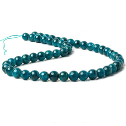 8mm Neon Apatite Plain Rounds 16 inch 51 beads A (ONLINE ORDER ONLY)