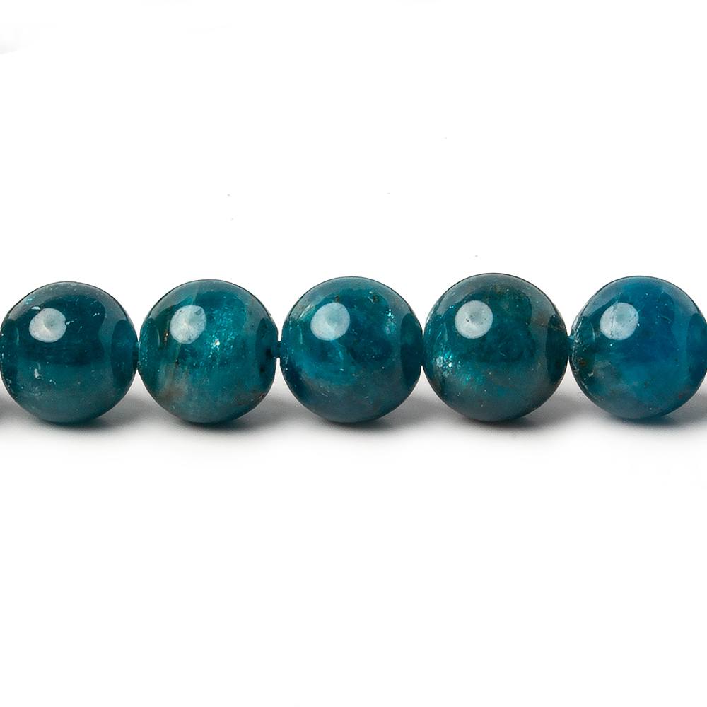 8mm Neon Apatite Plain Rounds 16 inch 51 beads A (ONLINE ORDER ONLY)
