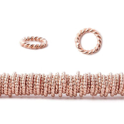 8mm Rose Gold Plated Copper Jump ring 8 inch 170 pcs (ONLINE ORDER ONLY)